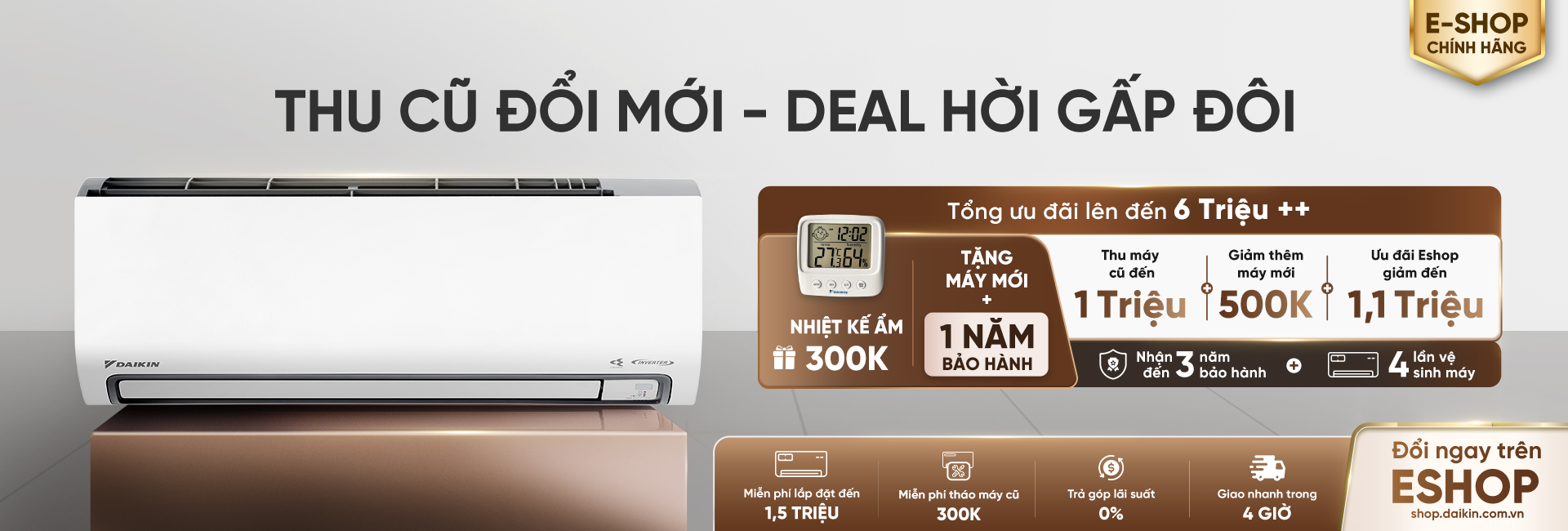 Thu cu đổi mới - Deal hời gấp đ&ocirc;i