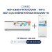 Combo máy lạnh FTKF25ZVMV - 1HP +  máy lọc không khí MCK555AVMV-W