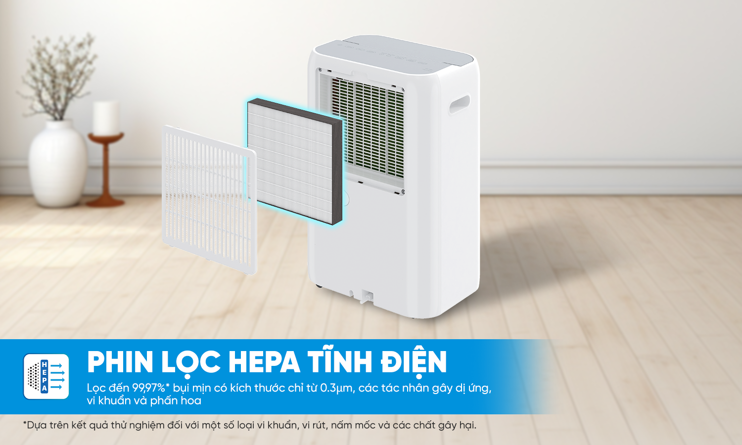 Phin lọc HEPA tĩnh điện