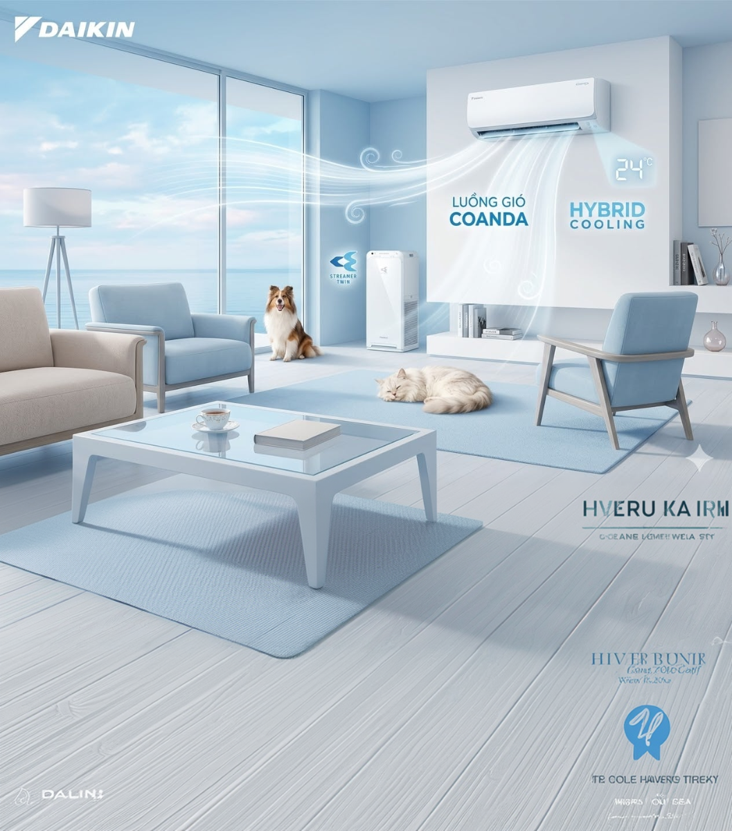 Điều H&ograve;a Inverter FTKM35SVMV - 1.5HP